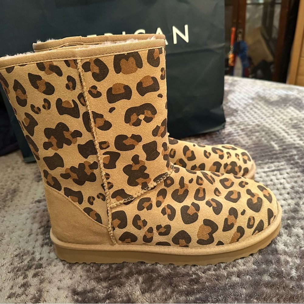 UGG leopard print boots